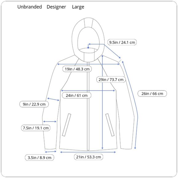 Solid Black 100% Polyester Long Sleeve Hooded Sweatshirt with Drawstring - Picture 2 of 10